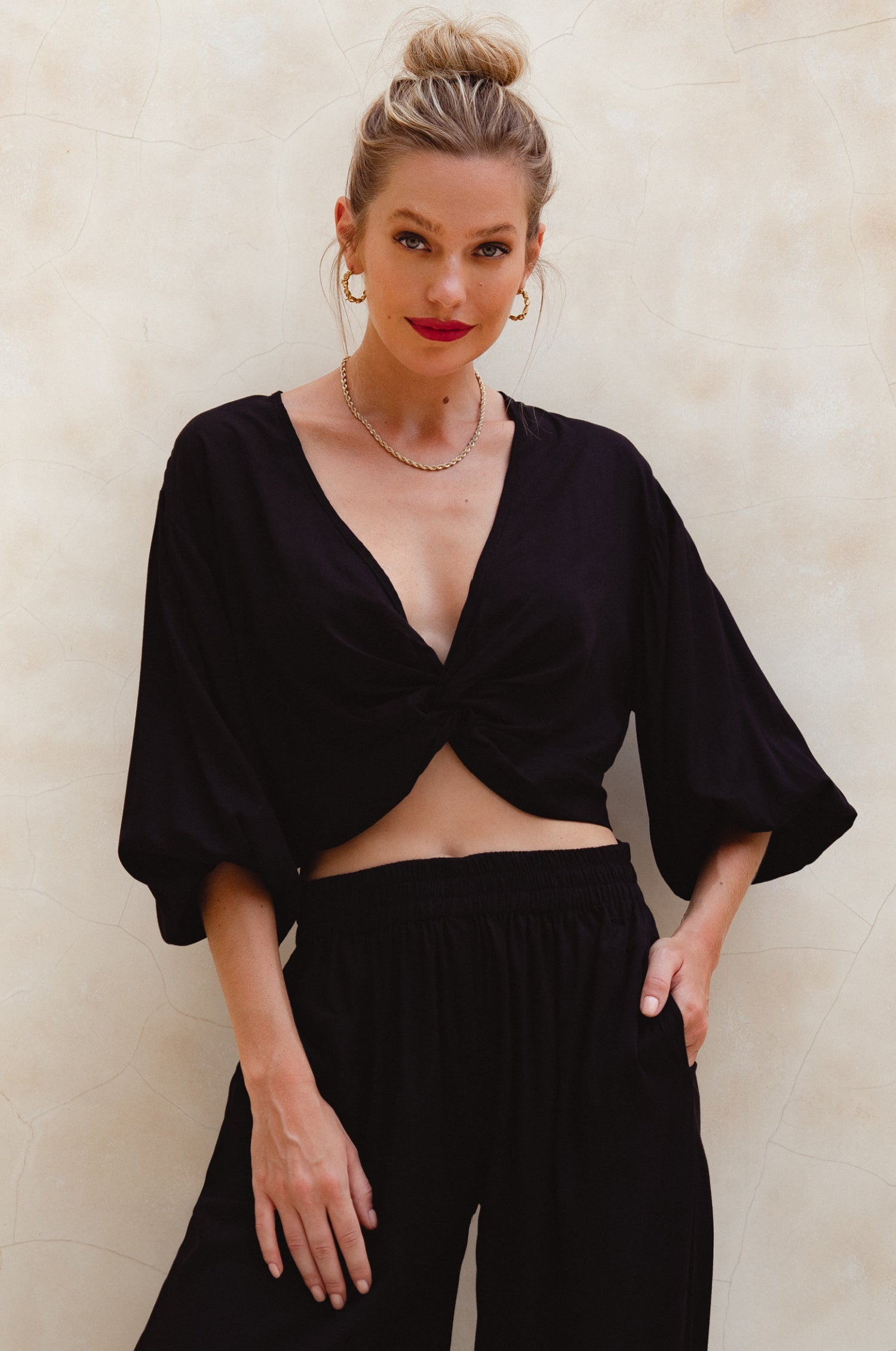 Fatima Cropped Summer Top (Sale)