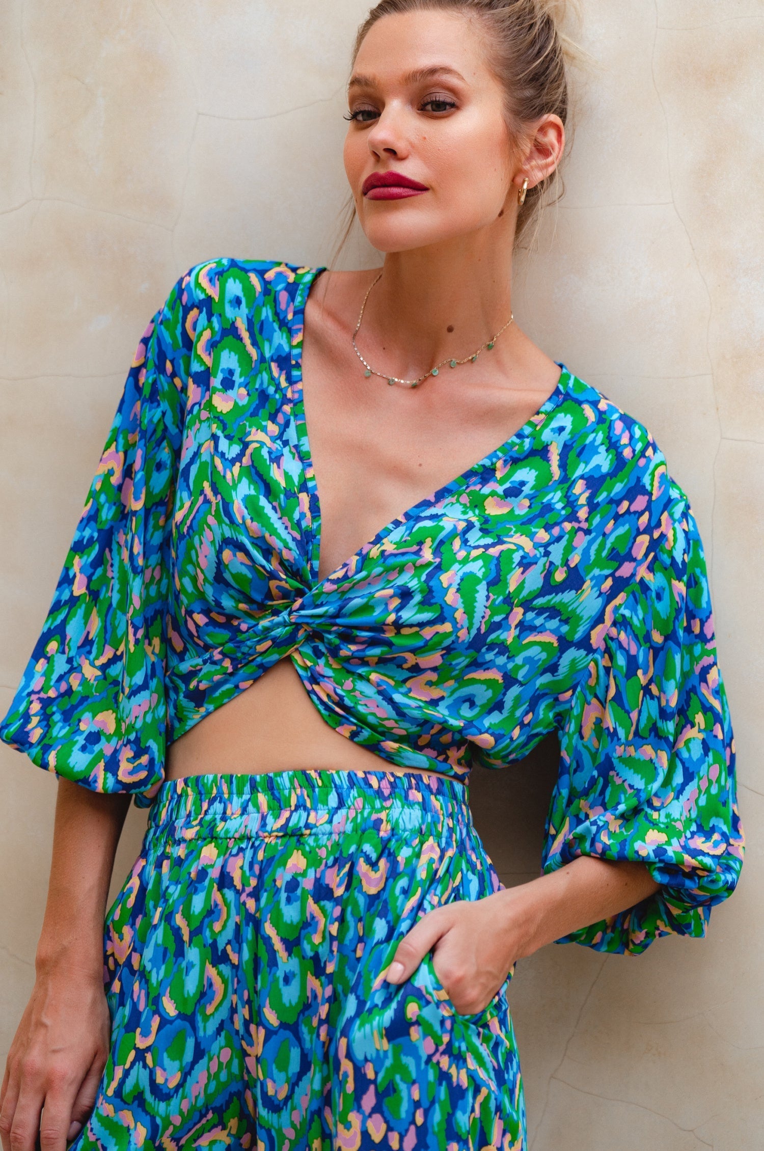 Fatima Cropped Summer Top (Sale)