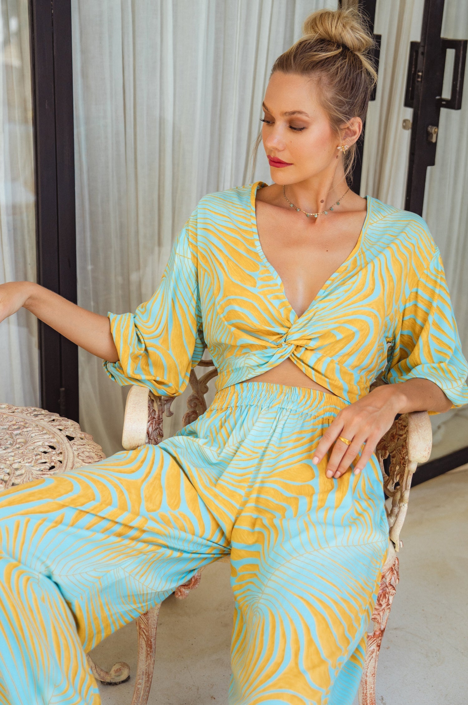 Fatima Cropped Summer Top (Sale)