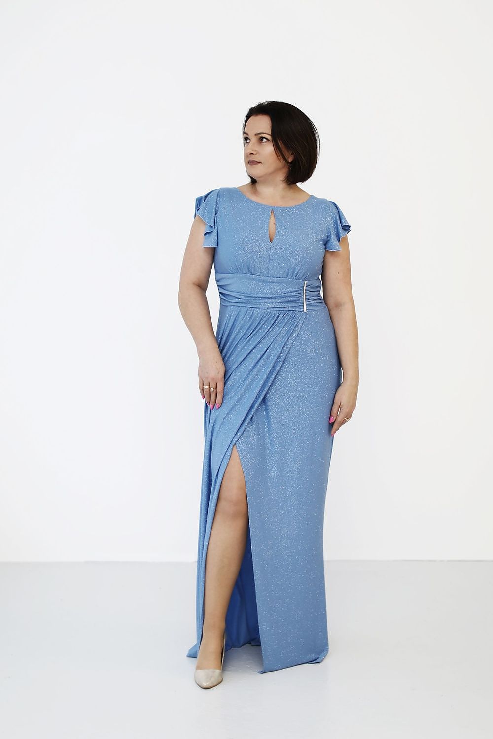  Dlouhé šaty  model 215331 Jersa 